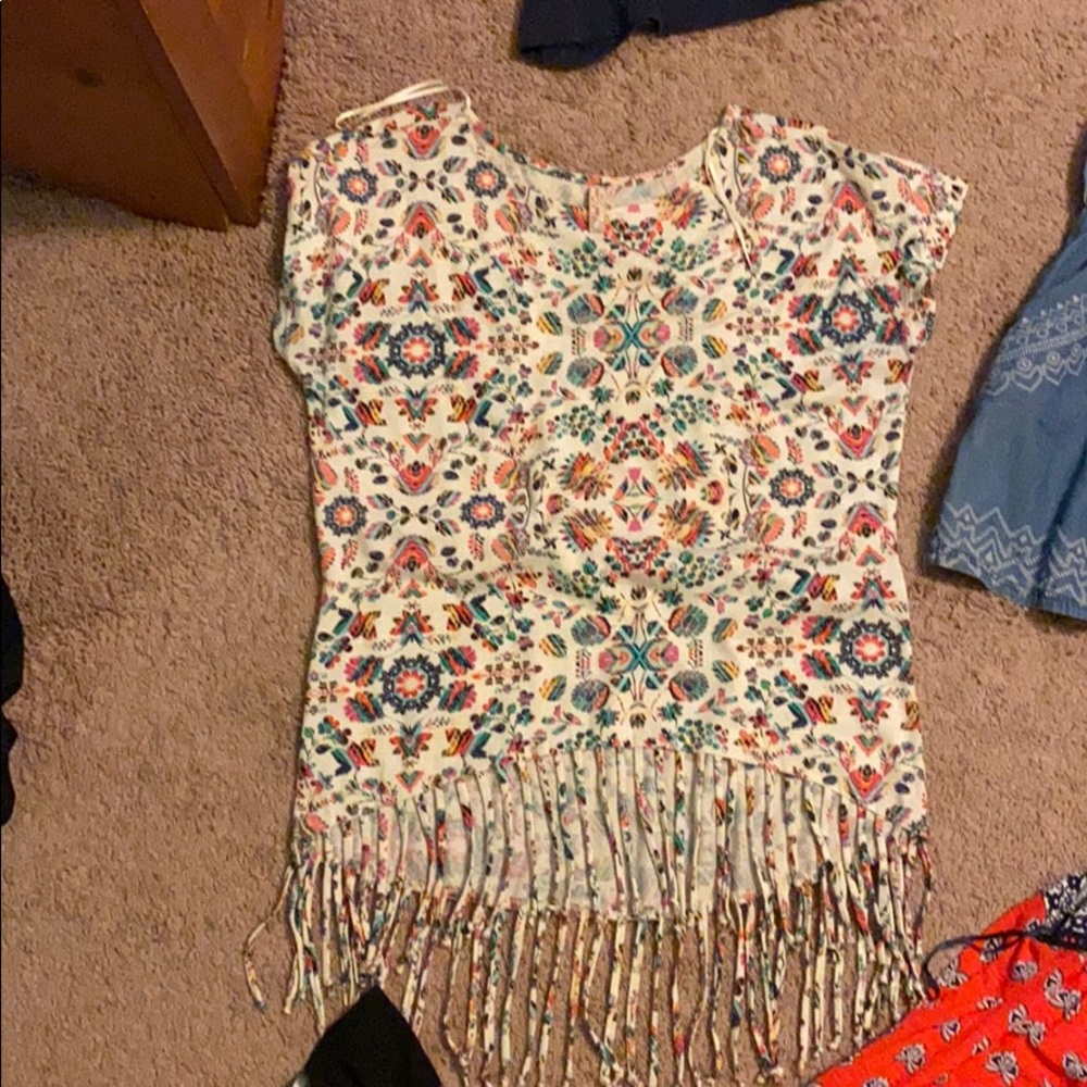 Multi Color Flower Shirt